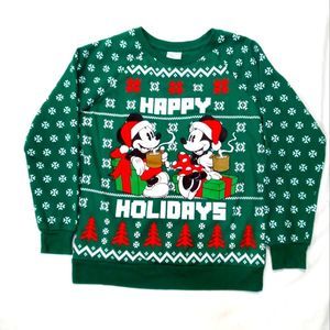 Vintage Disney Mickey and Minnie Sweatshirt Size Small